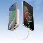 پاوربانک وایرلس PD و فست شارژ UGREEN 20W 10000mAh مدل PB760-35341 - کرم (گارانتی 18 ماهه آسان پیشرو) - تصویر 6