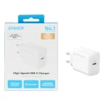 شارژر دیواری فست تک پورت ANKER مدل A2347G21 با توان 20W و تکنولوژی IQ3 - سفید (گارانتی 18ماهه شرکتی)