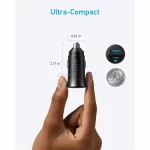 شارژر فندکی فست دو پورت ANKER مدل A2741H11 با توان 30W - مشکی (گارانتی 18ماهه حافظه طلایی ایستا) - تصویر 5