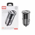 شارژر فندکی PD و فست دو پورت Earldom مدل CC45 36W - مشکی