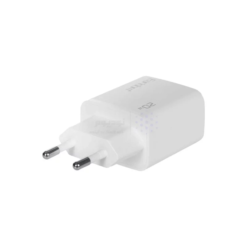 شارژر دیواری فست و PD دو پورت Earldom مدل EU50 20W - سفید - تصویر 5