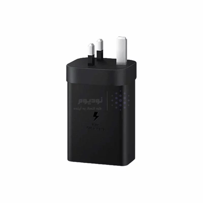 شارژر دیواری سه پین PD و فست سه پورت Samsung مدل EP-T6530 65W - مشکی - اصل چین (گارانتی 18 ماهه تعویض اچ دی سرویس ) - تصویر 3