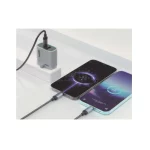 شارژر دیواری PD و فست دو پورت Tranyoo مدل T-UK13 C 30W به همراه کابل شارژ Type-C To Type-C - طوسی - تصویر 3