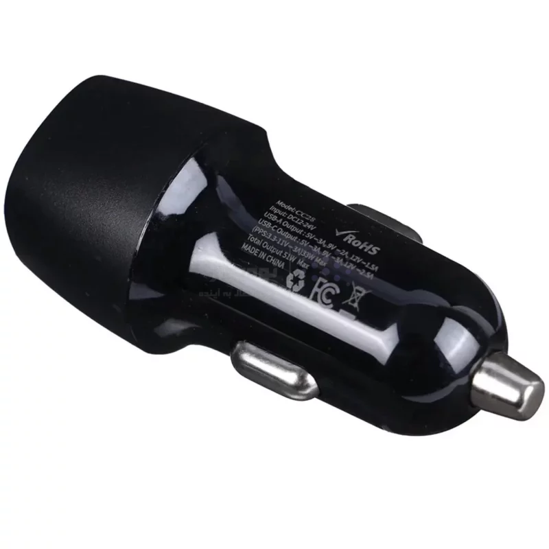 شارژر فندکی فست و PD دو پورت Hicostar مدل HS-CC28 51W - مشکی - تصویر 3