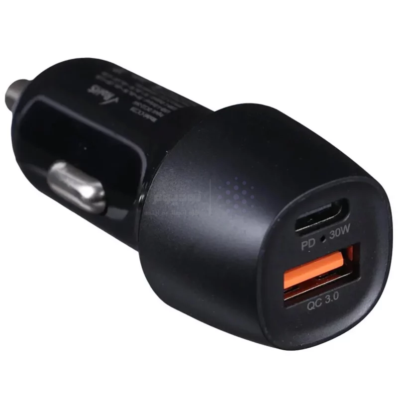 شارژر فندکی فست و PD دو پورت Hicostar مدل HS-CC28 51W - مشکی - تصویر 5