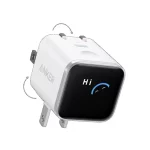 شارژر دیواری فست تک پورت ANKER مدل A121DP21 Nano Charger Foldable 180° 45W - سفید (گارانتی 18 ماهه شرکتی)
