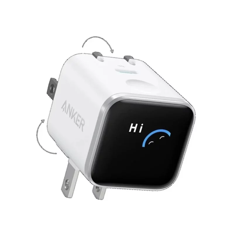شارژر دیواری فست تک پورت ANKER مدل A121DP21 Nano Charger Foldable 180° 45W - سفید (گارانتی 18 ماهه شرکتی) - تصویر 2