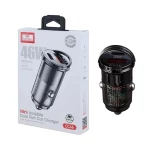 شارژر فندکی PD و فست دو پورت Earldom مدل CC46 46W - مشکی