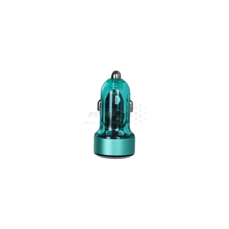 شارژر فندکی فست دو پورت Fast مدل WKN-102 55W - سبز - ASP (گارانتی شش ماهه آروین) - تصویر 3