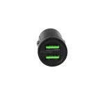 شارژر فندکی فست دو پورت Sasathree مدل SZ01 - مشکی - SMO - تصویر 4