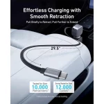 شارژر فندکی فست دو پورت Anker مدل A2738HA2 75W به همراه کابل متصل Type-C - خاکستری (گارانتی 18 ماهه شرکتی) - تصویر 6