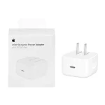 شارژر دیواری سه پین Apple مدل MGTV4ZP/A A3353 40W With 60W Max - سفید - اصل kZN - Hong Kong (گارانتی شش ماهه Kezen)