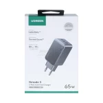 شارژر دیواری PD و فست سه پورت UGREEN مدل Nexode S X553-35042 65W -خاکستری (گارانتی 18 ماهه آسان پیشرو) - تصویر 16