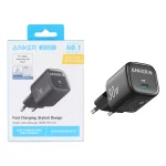 شارژر دیواری PD و فست تک پورت ANKER مدل A2698L11 با توان 30W و تکنولوژی IQ3 - مشکی - (گارانتی 18ماهه شرکتی)