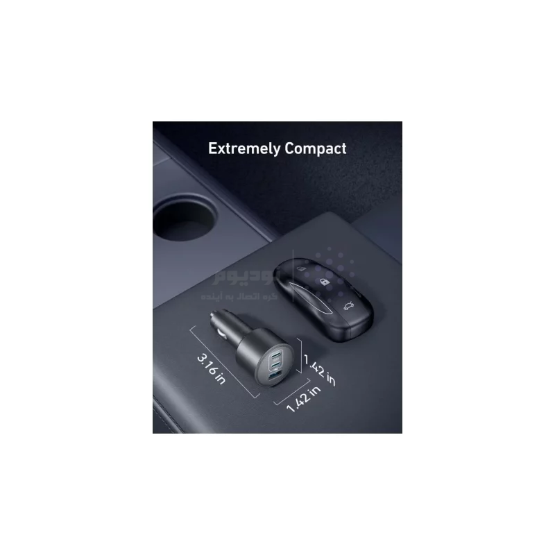 شارژر فندکی PD و فست سه پورت Anker مدل A27376A1 - مشکی (گارانتی شش ماهه شرکتی) - تصویر 4