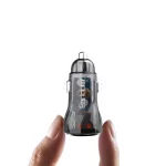 شارژر فندکی فست دو پورت Earldom مدل CC18 15W - قهوه ای - تصویر 4