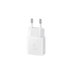 شارژر دو پین SAMSUNG 15W سفید DST ( شش ماهه شرکتی) بدون پک