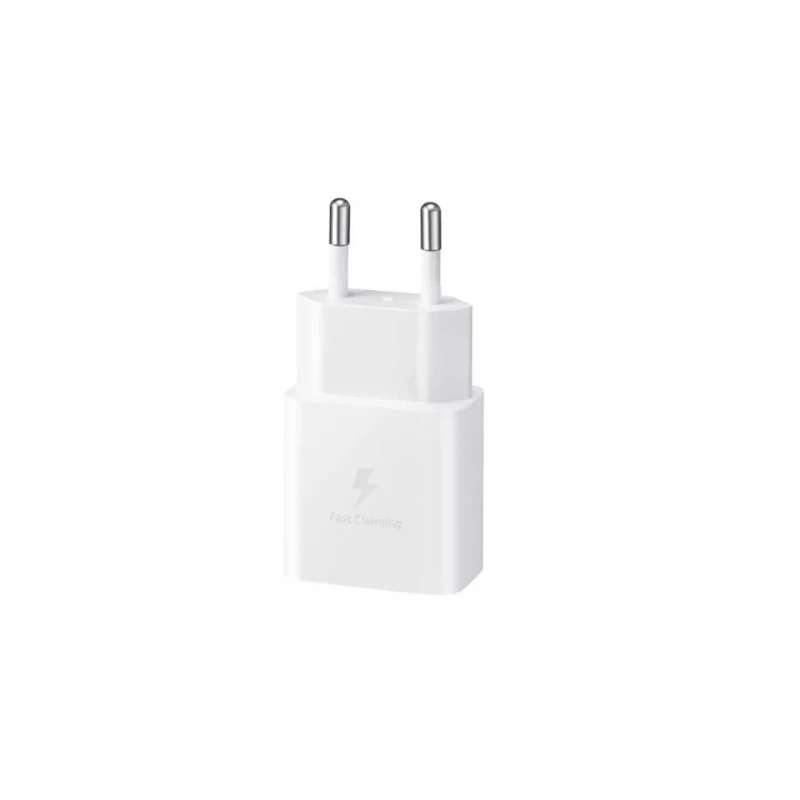 شارژر دو پین SAMSUNG 15W سفید DST ( شش ماهه شرکتی) بدون پک - تصویر 2