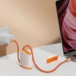 کابل شارژ فست 1.3 متری ProOne Type-C To Type-C مدل PCC129D 66W - مشکی قرمز(قابلیت نصب روی سطوح) - تصویر 6