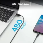 کابل شارژ فست ANKER Type-C to Type-C مدل A8752H11 - مشکی (گارانتی 18ماهه حافظه طلایی ایستا) - تصویر 4