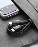 کابل شارژ فست ANKER Type-C to Type-C مدل A8752H11 - مشکی (گارانتی 18ماهه حافظه طلایی ایستا) - تصویر 7