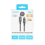 کابل شارژ فست ANKER Type-C to Type-C مدل A8752H11 - مشکی (گارانتی 18ماهه حافظه طلایی ایستا) - تصویر 8