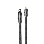کابل شارژ و دیتا فست پاوربانک 30سانتی متری XO Type-C to Lightning مدل XO-NB-Q289A 27W - مشکی - تصویر 3