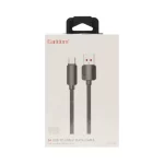 کابل شارژ و دیتا فست کنفی 1 متری Earldom Type-C مدل EC-187C - مشکی