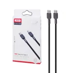 کابل شارژ PD و فست XO Type-C To Type-C مدل XO-NB-Q183B 60W - مشکی