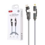 کابل شارژ PD و فست چندکاره XO مدل XO-NB275 60W - خاکستری