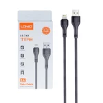 کابل شارژ فست 2 متری آیفون LDNIO مدل LS-742 - خاکستری - NZR