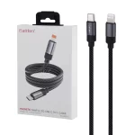 کابل شارژ PD و فست Earldom Type-C To Lightning مدل EC-207C-L 27W - مشکی