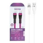 کابل شارژ 1.1 متری فست Shoosh Type-C To Type-C مدل +143C - سفید - SMO