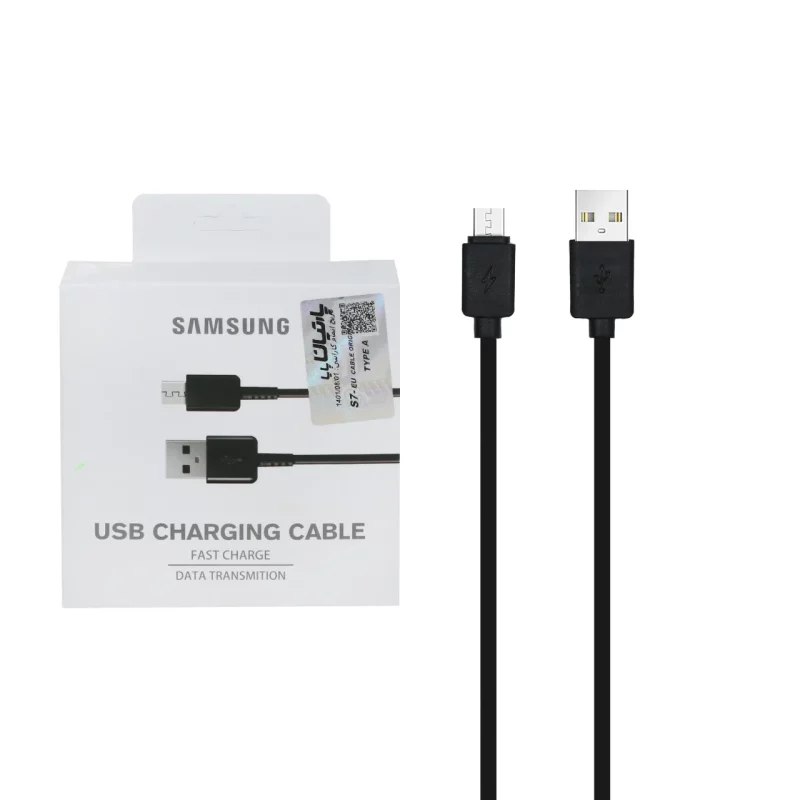 کابل شارژ اندروید Samsung مدل S7-EU - مشکی(گارانتی پارتیان پایا) درجه یک - تصویر 2