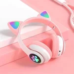 هدفون بی سیم Cats مدل CXT-B39M - سفید صورتی - ASP (گارانتی شش ماهه آروین سپهر) - تصویر 6