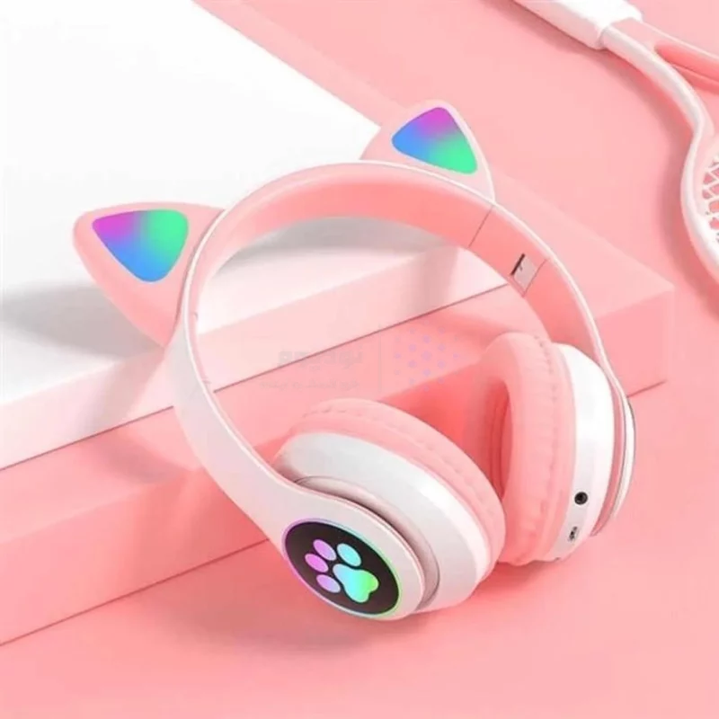 هدفون بی سیم Cats مدل CXT-B39M - سفید صورتی - ASP (گارانتی شش ماهه آروین سپهر) - تصویر 6
