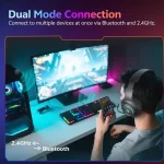 هدفون بی سیم گیمینگ مدل QCY V200 - مشکی (گارانتی یکساله تعویض شرکتی) - تصویر 7