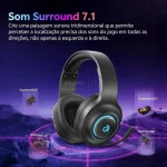 هدفون بی سیم گیمینگ مدل QCY V200 - مشکی (گارانتی یکساله تعویض شرکتی) - تصویر 8