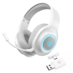 هدفون بی سیم گیمینگ مدل QCY V200 - سفید (گارانتی یکساله تعویض شرکتی) - تصویر 4