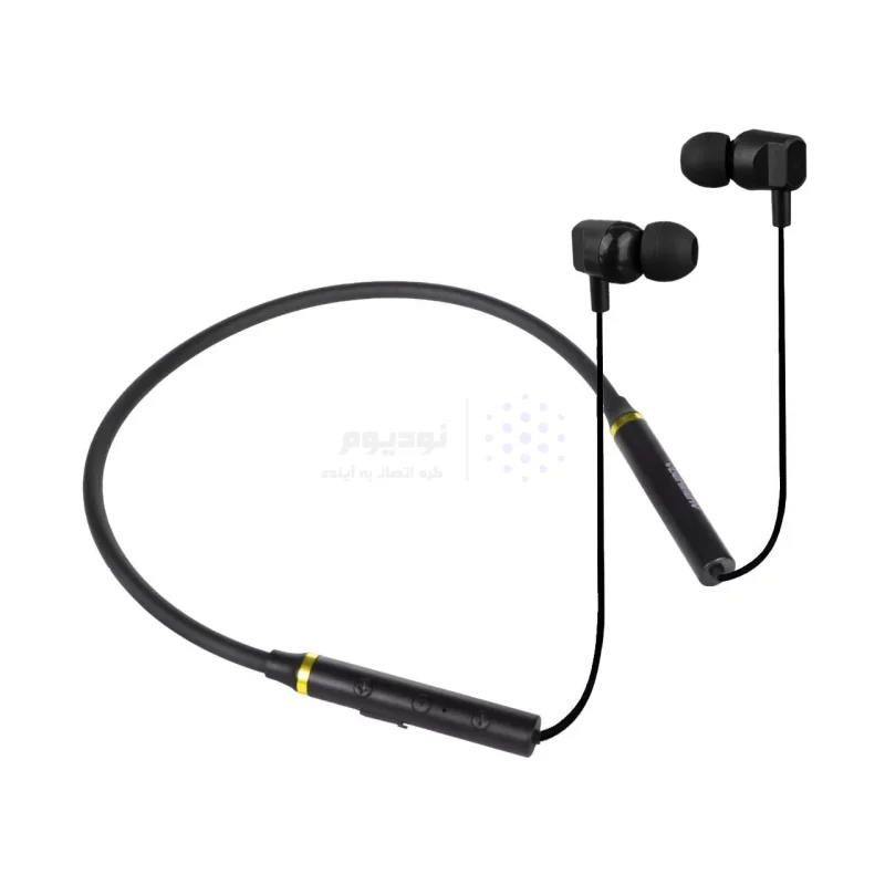 هندزفری گردنی بی سیم Denmen مدل DL19 - مشکی طلایی - SMO - تصویر 3