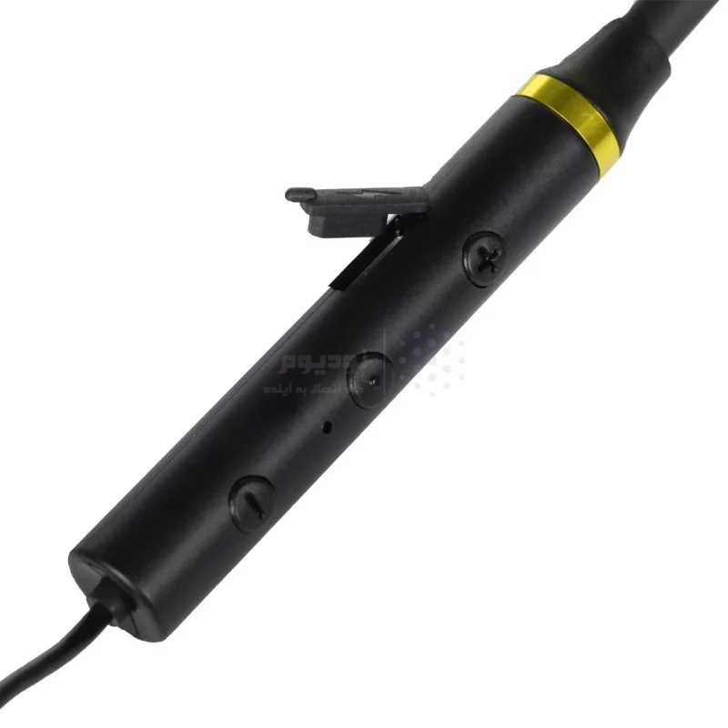 هندزفری گردنی بی سیم Denmen مدل DL19 - مشکی طلایی - SMO - تصویر 4