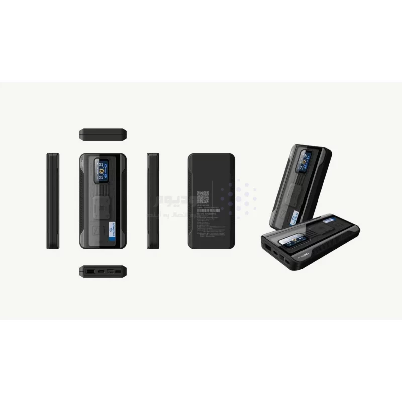مودم همراه پاوربانکی Naztech مدل 99G Plus 4G - مشکی - تصویر 6