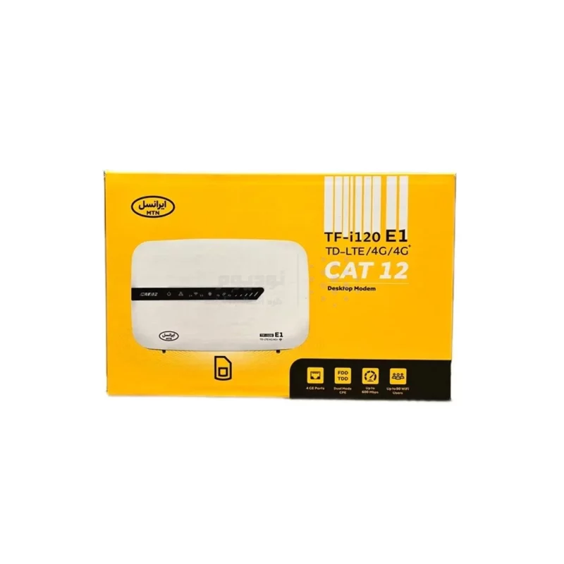 مودم رومیزی ایرانسل مدل TF-i20 E1 TD-LTE / 4G - سفید (Unlocked)(گارانتی یکساله باهم اندیشان) - تصویر 5