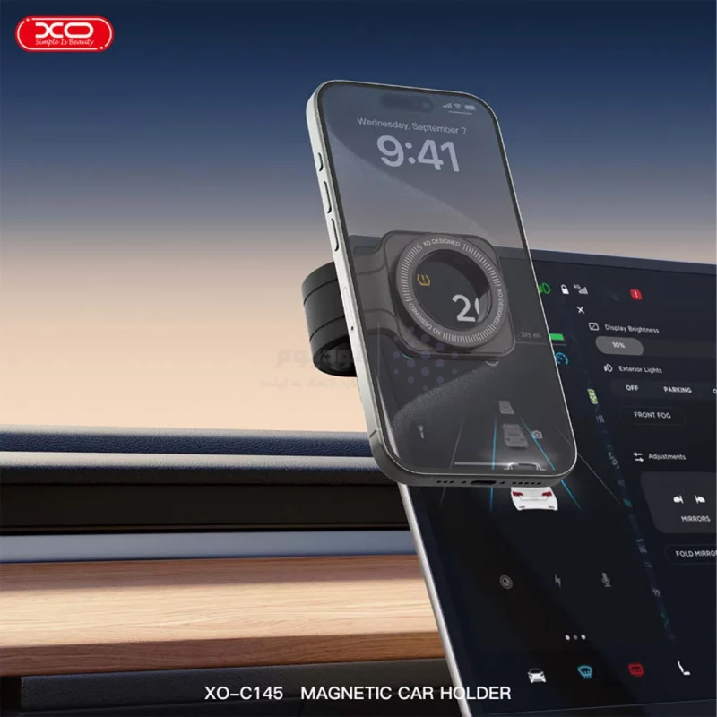 هولدر گوشی موبایل داشبوردی مگنتی XO مدل XO-C145 - مشکی(قابلیت نصب بر روی مانیتور خودرو) - تصویر 9