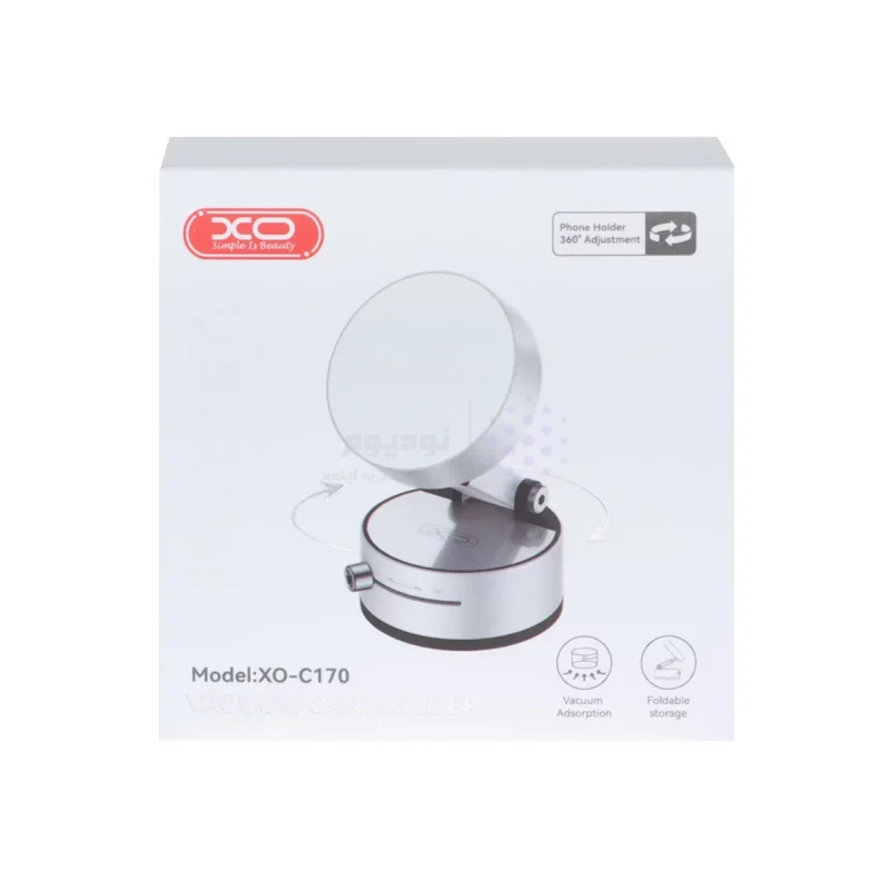 هولدر گوشی موبایل وکیومی مگنتی XO مدل XO-C170 - سفید - تصویر 4