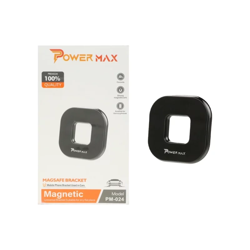 هولدر مگنتی گوشی موبایل Power Max مدل PM-024 - مشکی - تصویر 2