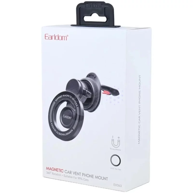 هولدر گوشی موبایل دریچه کولری Earldom مدل EH343 - مشکی - تصویر 7