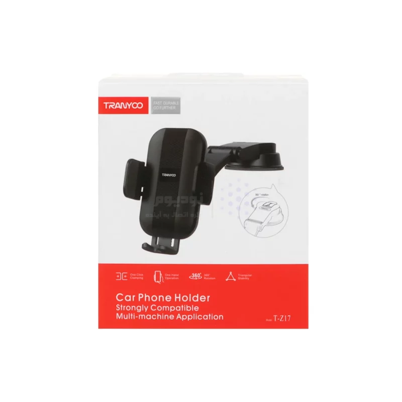 هولدر گوشی موبایل پایه دار TRANYOO مدل T-Z17 - مشکی - تصویر 5