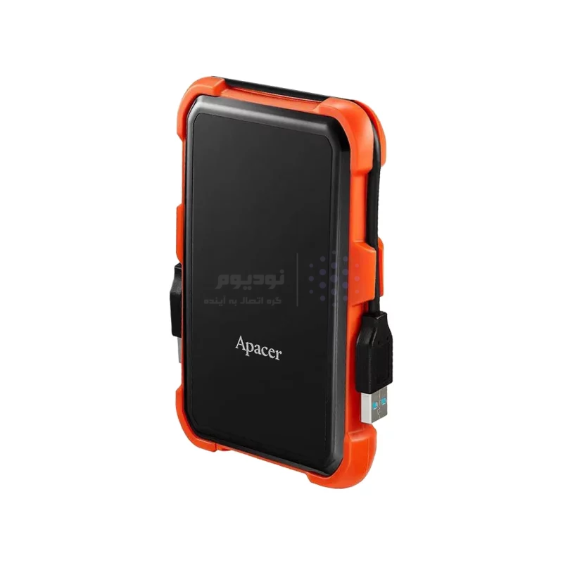 هارد اکسترنال Apacer مدل AC630 ظرفیت 2TB - مشکی نارنجی - تصویر 6