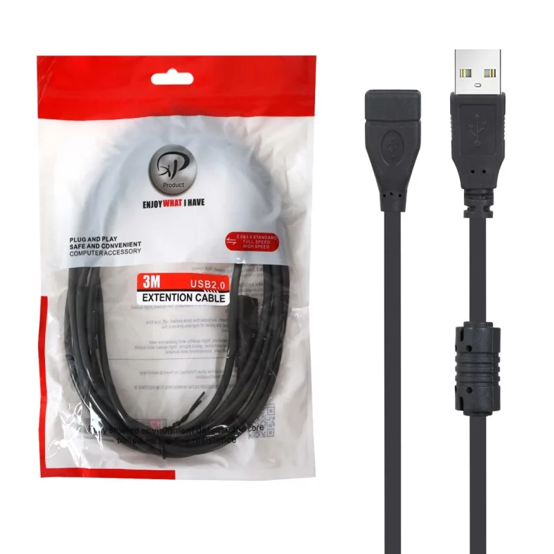 کابل افزایش طول 3 متری - XP Product USB 2.0 - تصویر 2